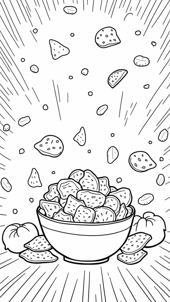 chips coloring pages